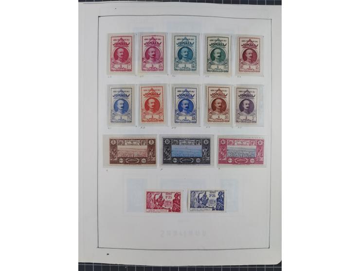1895/1975 (ca) &nbsp;unsued and used collection French Colonies and successor states, with stamps from a.o. Algeria, Dahomey,