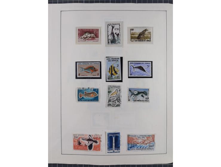 1895/1975 (ca) &nbsp;unsued and used collection French Colonies and successor states, with stamps from a.o. Algeria, Dahomey,