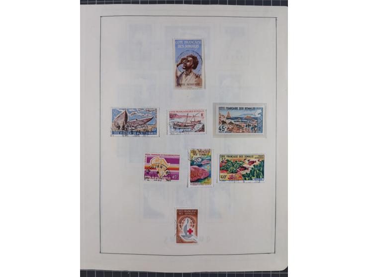 1895/1975 (ca) &nbsp;unsued and used collection French Colonies and successor states, with stamps from a.o. Algeria, Dahomey,