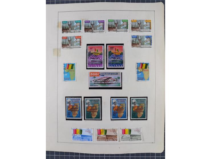 1895/1975 (ca) &nbsp;unsued and used collection French Colonies and successor states, with stamps from a.o. Algeria, Dahomey,