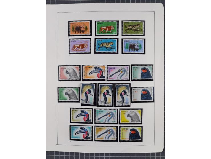 1895/1975 (ca) &nbsp;unsued and used collection French Colonies and successor states, with stamps from a.o. Algeria, Dahomey,