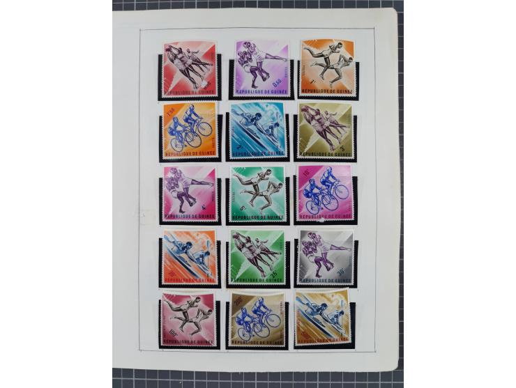 1895/1975 (ca) &nbsp;unsued and used collection French Colonies and successor states, with stamps from a.o. Algeria, Dahomey,