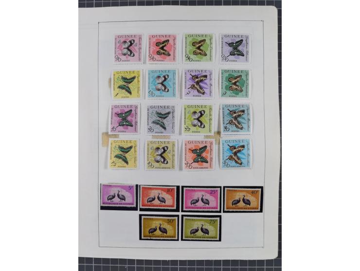 1895/1975 (ca) &nbsp;unsued and used collection French Colonies and successor states, with stamps from a.o. Algeria, Dahomey,