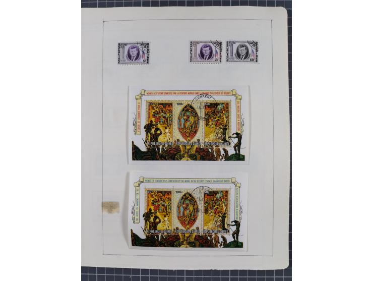 1895/1975 (ca) &nbsp;unsued and used collection French Colonies and successor states, with stamps from a.o. Algeria, Dahomey,