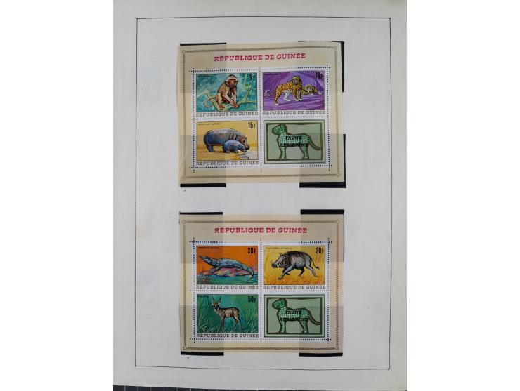 1895/1975 (ca) &nbsp;unsued and used collection French Colonies and successor states, with stamps from a.o. Algeria, Dahomey,