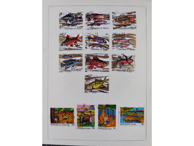 1895/1975 (ca) &nbsp;unsued and used collection French Colonies and successor states, with stamps from a.o. Algeria, Dahomey,