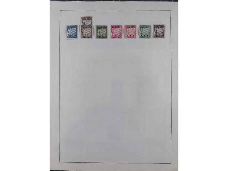 1895/1975 (ca) &nbsp;unsued and used collection French Colonies and successor states, with stamps from a.o. Algeria, Dahomey,