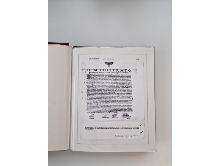 PIEMONT: 1585/1886, über 150 Briefe und Dokumente (wenige Dokumente als Kopie), ab einem sehr frühen Dokument aus 1585, einig
