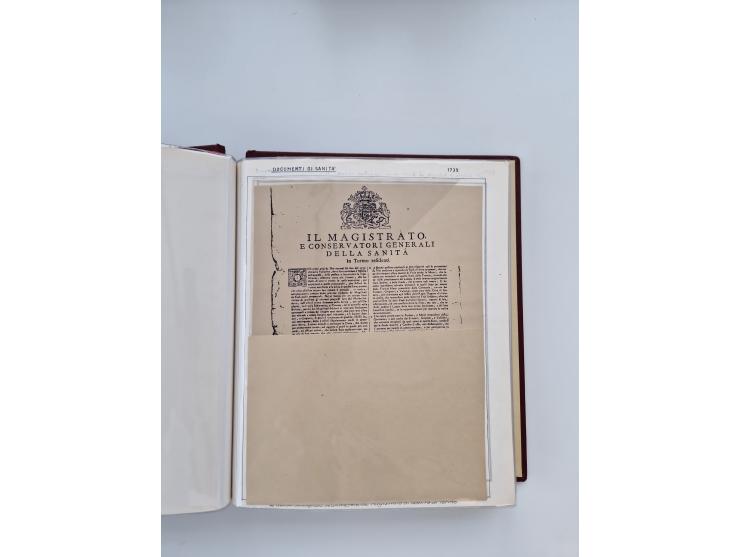 PIEMONT: 1585/1886, über 150 Briefe und Dokumente (wenige Dokumente als Kopie), ab einem sehr frühen Dokument aus 1585, einig