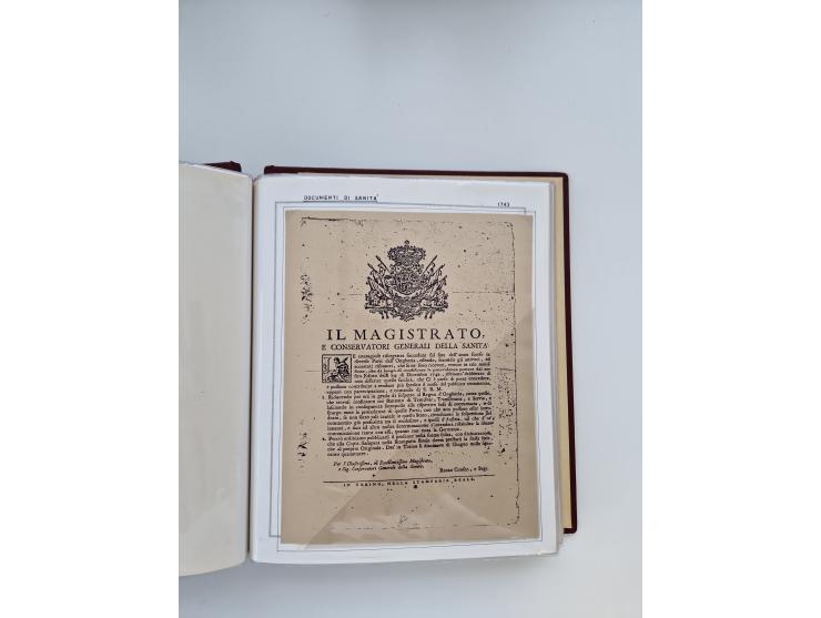 PIEMONT: 1585/1886, über 150 Briefe und Dokumente (wenige Dokumente als Kopie), ab einem sehr frühen Dokument aus 1585, einig