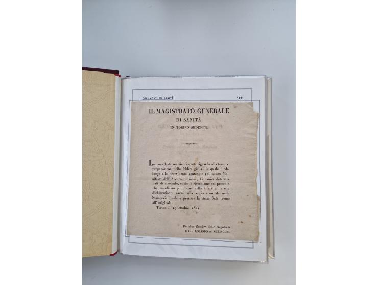 PIEMONT: 1585/1886, über 150 Briefe und Dokumente (wenige Dokumente als Kopie), ab einem sehr frühen Dokument aus 1585, einig