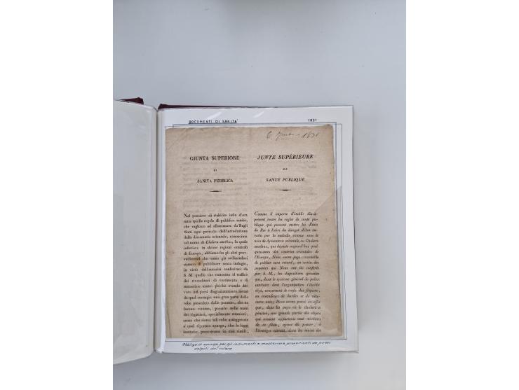 PIEMONT: 1585/1886, über 150 Briefe und Dokumente (wenige Dokumente als Kopie), ab einem sehr frühen Dokument aus 1585, einig