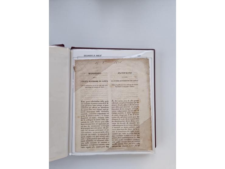 PIEMONT: 1585/1886, über 150 Briefe und Dokumente (wenige Dokumente als Kopie), ab einem sehr frühen Dokument aus 1585, einig