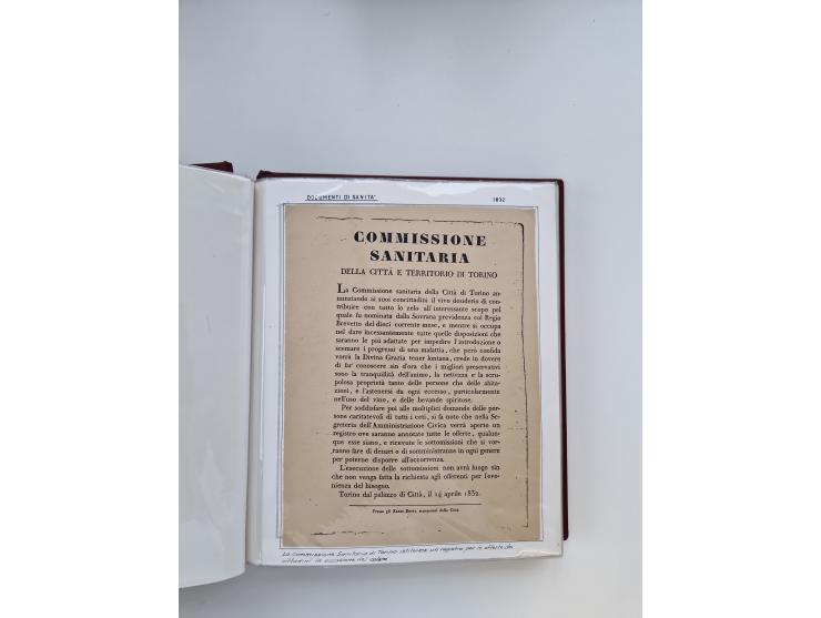 PIEMONT: 1585/1886, über 150 Briefe und Dokumente (wenige Dokumente als Kopie), ab einem sehr frühen Dokument aus 1585, einig