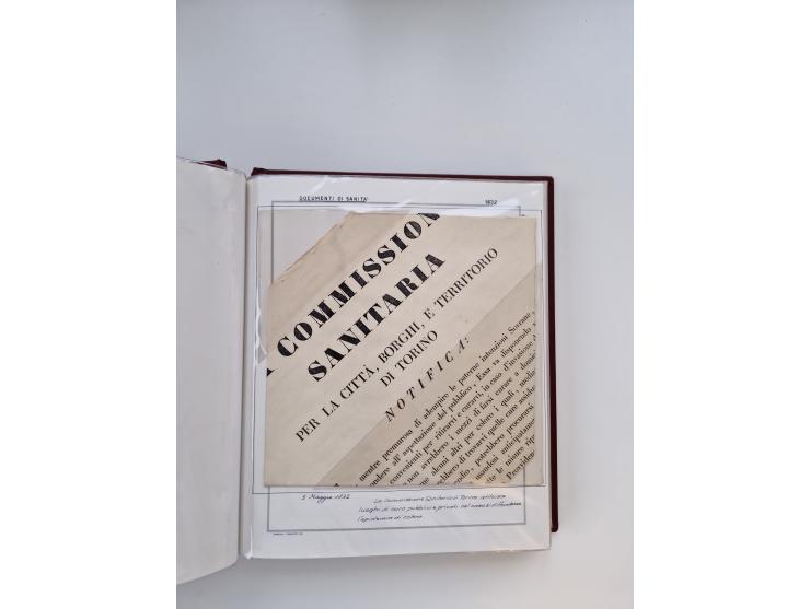 PIEMONT: 1585/1886, über 150 Briefe und Dokumente (wenige Dokumente als Kopie), ab einem sehr frühen Dokument aus 1585, einig