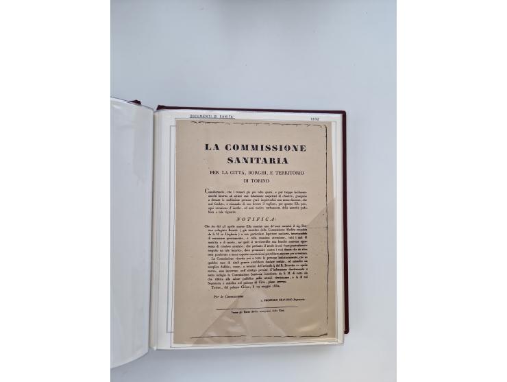 PIEMONT: 1585/1886, über 150 Briefe und Dokumente (wenige Dokumente als Kopie), ab einem sehr frühen Dokument aus 1585, einig