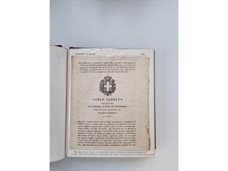 PIEMONT: 1585/1886, über 150 Briefe und Dokumente (wenige Dokumente als Kopie), ab einem sehr frühen Dokument aus 1585, einig