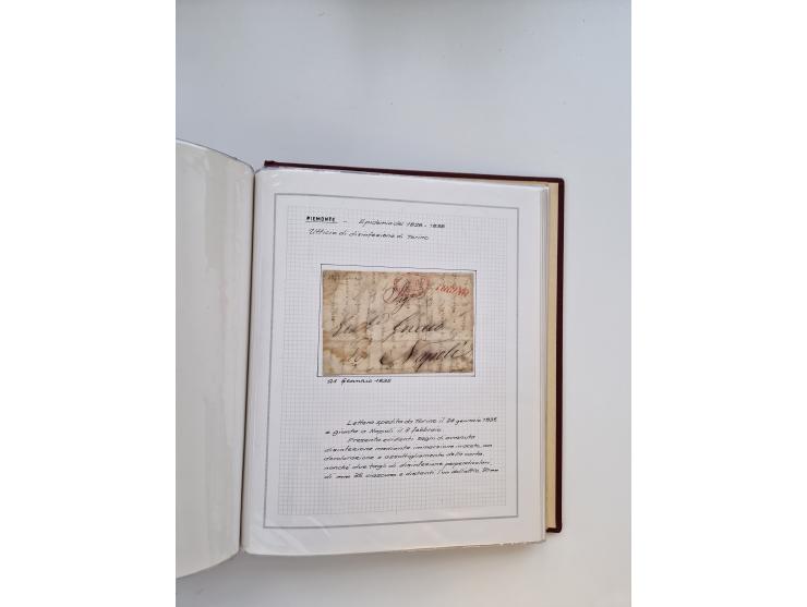 PIEMONT: 1585/1886, über 150 Briefe und Dokumente (wenige Dokumente als Kopie), ab einem sehr frühen Dokument aus 1585, einig