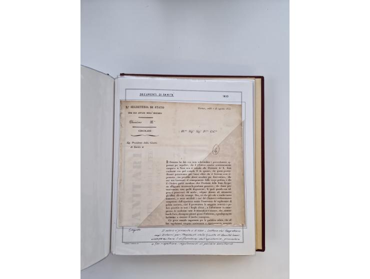 PIEMONT: 1585/1886, über 150 Briefe und Dokumente (wenige Dokumente als Kopie), ab einem sehr frühen Dokument aus 1585, einig