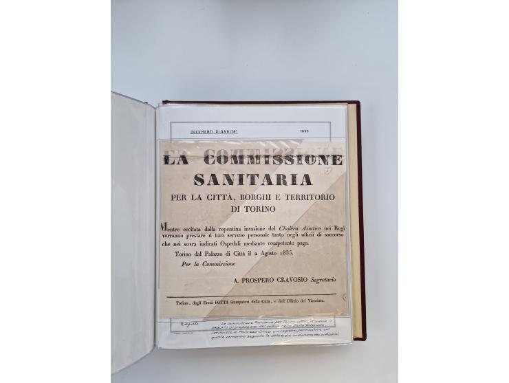 PIEMONT: 1585/1886, über 150 Briefe und Dokumente (wenige Dokumente als Kopie), ab einem sehr frühen Dokument aus 1585, einig
