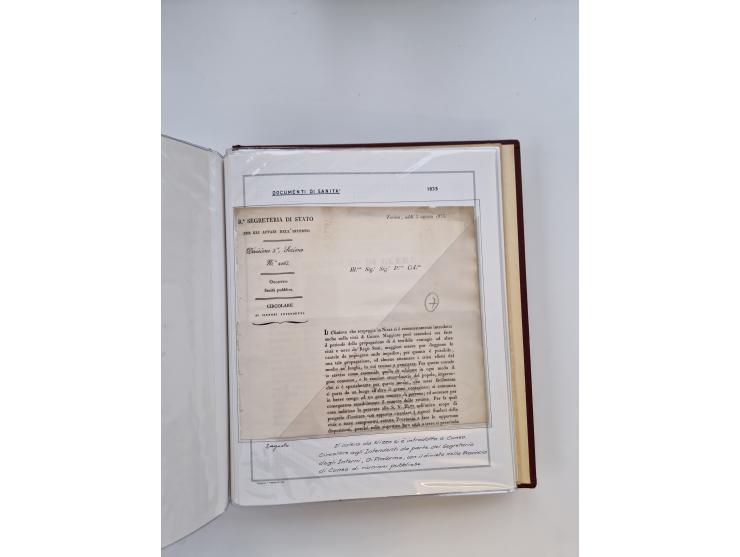 PIEMONT: 1585/1886, über 150 Briefe und Dokumente (wenige Dokumente als Kopie), ab einem sehr frühen Dokument aus 1585, einig