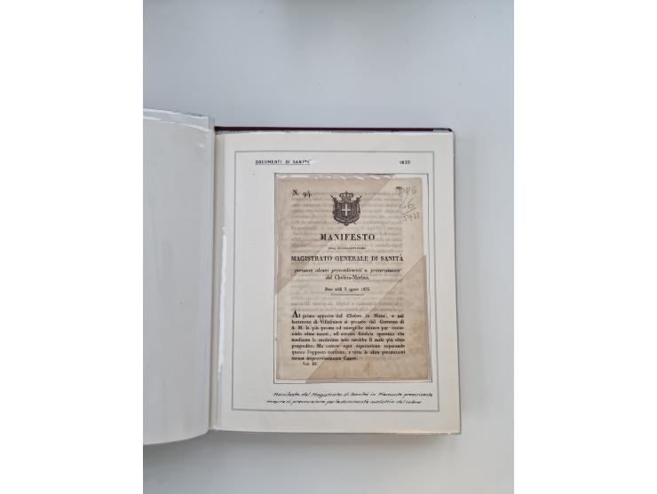 PIEMONT: 1585/1886, über 150 Briefe und Dokumente (wenige Dokumente als Kopie), ab einem sehr frühen Dokument aus 1585, einig