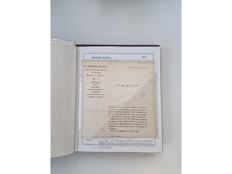 PIEMONT: 1585/1886, über 150 Briefe und Dokumente (wenige Dokumente als Kopie), ab einem sehr frühen Dokument aus 1585, einig