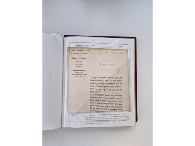 PIEMONT: 1585/1886, über 150 Briefe und Dokumente (wenige Dokumente als Kopie), ab einem sehr frühen Dokument aus 1585, einig