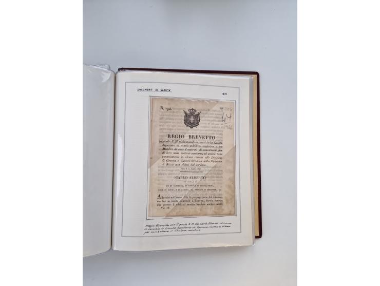 PIEMONT: 1585/1886, über 150 Briefe und Dokumente (wenige Dokumente als Kopie), ab einem sehr frühen Dokument aus 1585, einig