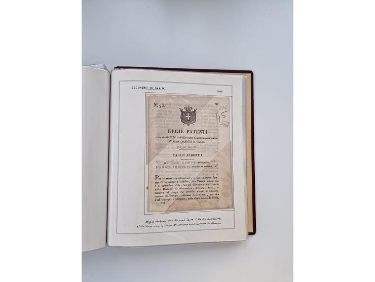 PIEMONT: 1585/1886, über 150 Briefe und Dokumente (wenige Dokumente als Kopie), ab einem sehr frühen Dokument aus 1585, einig