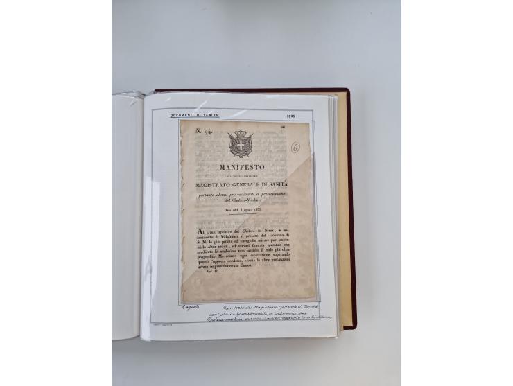PIEMONT: 1585/1886, über 150 Briefe und Dokumente (wenige Dokumente als Kopie), ab einem sehr frühen Dokument aus 1585, einig