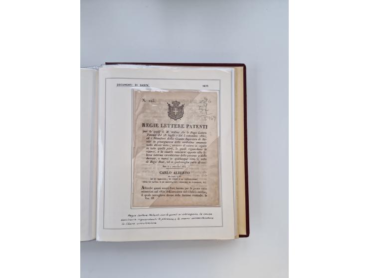 PIEMONT: 1585/1886, über 150 Briefe und Dokumente (wenige Dokumente als Kopie), ab einem sehr frühen Dokument aus 1585, einig