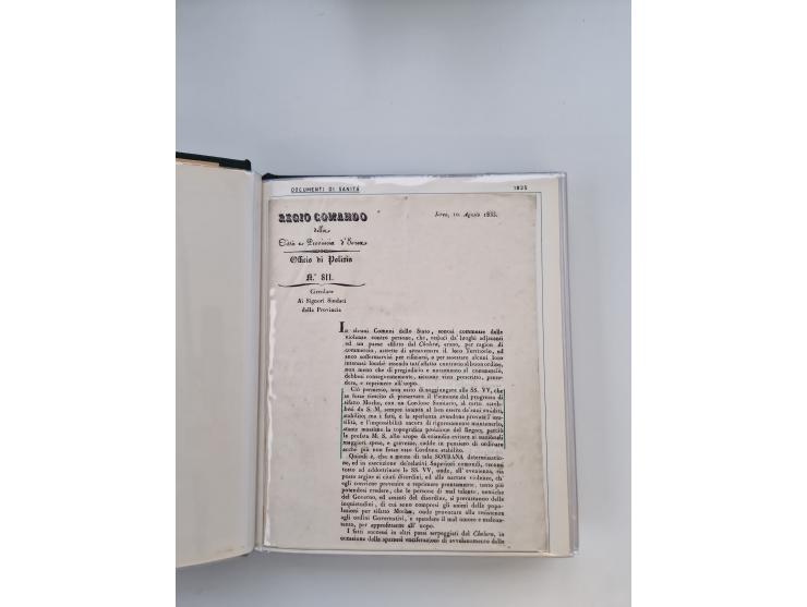 PIEMONT: 1585/1886, über 150 Briefe und Dokumente (wenige Dokumente als Kopie), ab einem sehr frühen Dokument aus 1585, einig