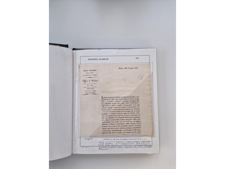 PIEMONT: 1585/1886, über 150 Briefe und Dokumente (wenige Dokumente als Kopie), ab einem sehr frühen Dokument aus 1585, einig