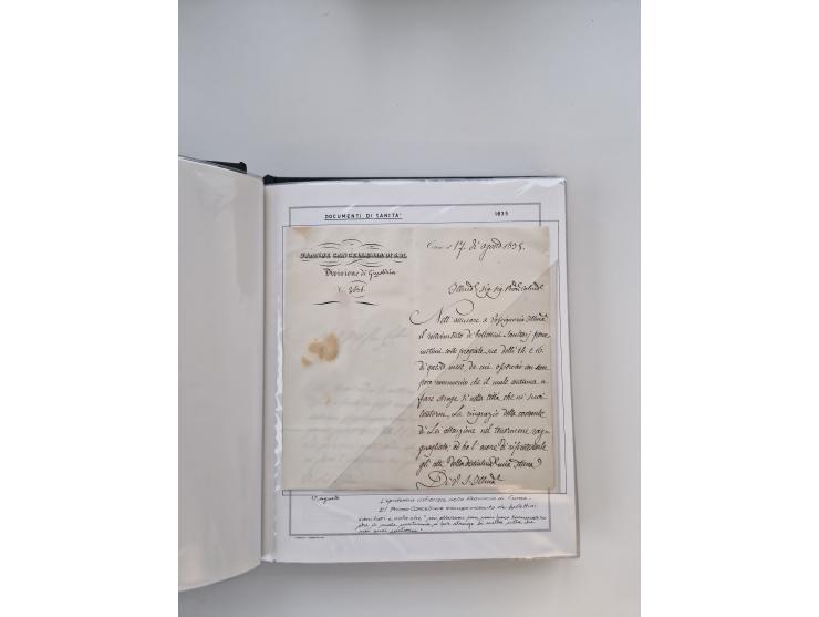 PIEMONT: 1585/1886, über 150 Briefe und Dokumente (wenige Dokumente als Kopie), ab einem sehr frühen Dokument aus 1585, einig