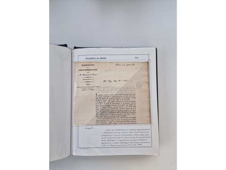 PIEMONT: 1585/1886, über 150 Briefe und Dokumente (wenige Dokumente als Kopie), ab einem sehr frühen Dokument aus 1585, einig