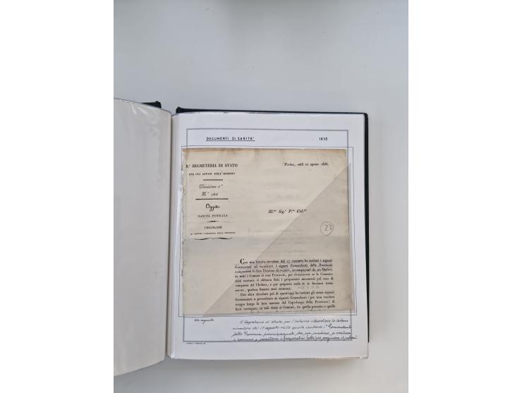 PIEMONT: 1585/1886, über 150 Briefe und Dokumente (wenige Dokumente als Kopie), ab einem sehr frühen Dokument aus 1585, einig