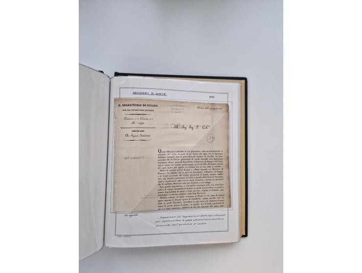 PIEMONT: 1585/1886, über 150 Briefe und Dokumente (wenige Dokumente als Kopie), ab einem sehr frühen Dokument aus 1585, einig