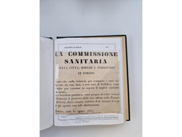 PIEMONT: 1585/1886, über 150 Briefe und Dokumente (wenige Dokumente als Kopie), ab einem sehr frühen Dokument aus 1585, einig