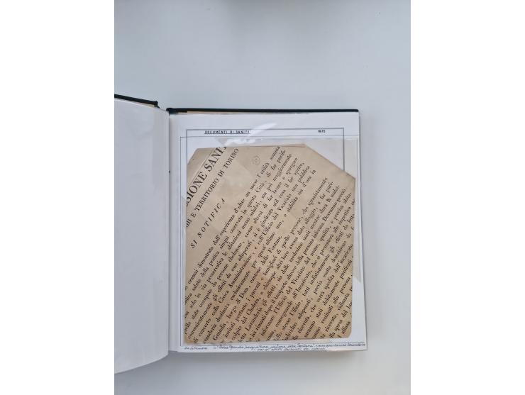 PIEMONT: 1585/1886, über 150 Briefe und Dokumente (wenige Dokumente als Kopie), ab einem sehr frühen Dokument aus 1585, einig