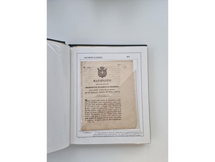 PIEMONT: 1585/1886, über 150 Briefe und Dokumente (wenige Dokumente als Kopie), ab einem sehr frühen Dokument aus 1585, einig