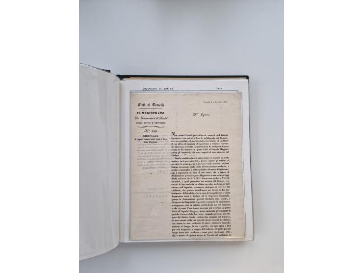 PIEMONT: 1585/1886, über 150 Briefe und Dokumente (wenige Dokumente als Kopie), ab einem sehr frühen Dokument aus 1585, einig