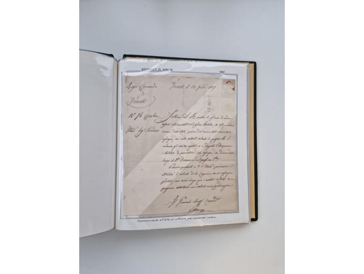 PIEMONT: 1585/1886, über 150 Briefe und Dokumente (wenige Dokumente als Kopie), ab einem sehr frühen Dokument aus 1585, einig