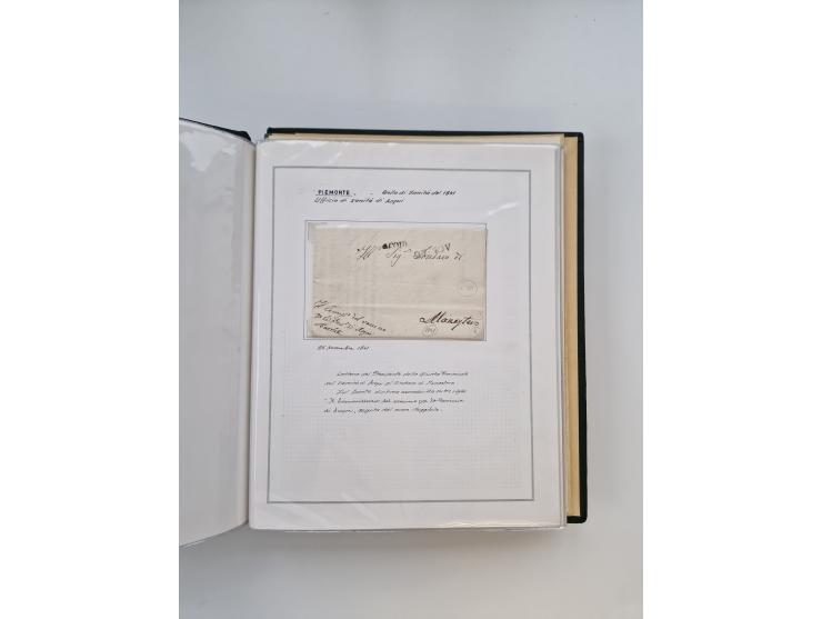 PIEMONT: 1585/1886, über 150 Briefe und Dokumente (wenige Dokumente als Kopie), ab einem sehr frühen Dokument aus 1585, einig
