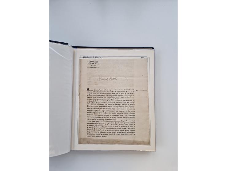 PIEMONT: 1585/1886, über 150 Briefe und Dokumente (wenige Dokumente als Kopie), ab einem sehr frühen Dokument aus 1585, einig