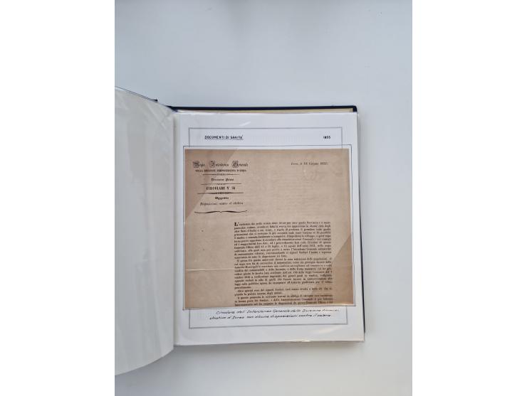 PIEMONT: 1585/1886, über 150 Briefe und Dokumente (wenige Dokumente als Kopie), ab einem sehr frühen Dokument aus 1585, einig