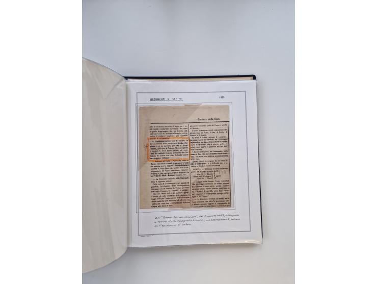 PIEMONT: 1585/1886, über 150 Briefe und Dokumente (wenige Dokumente als Kopie), ab einem sehr frühen Dokument aus 1585, einig