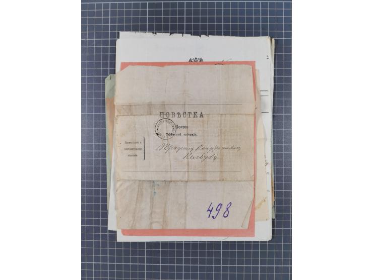 1860/1930, 25 covers &amp; telegrams mainly from east Russia,including registered and sealed mail from Foreign Office, Expres