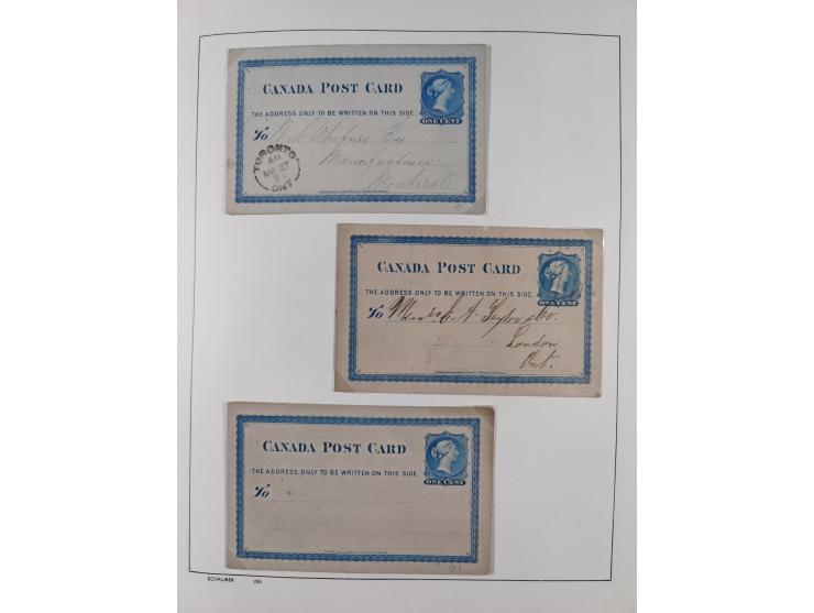 1851/1994, unused and used, later on also mint never hinged collection including some covers, with British Colombia, Newfound