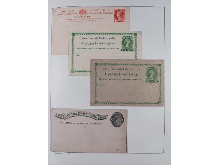 1851/1994, unused and used, later on also mint never hinged collection including some covers, with British Colombia, Newfound